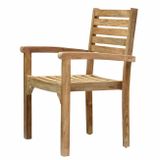 BERNISE záhradná stolička zo starého teakového dreva