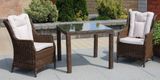 SIENA BROWN ratanový záhradný stôl 90 x 90 cm