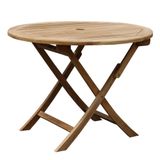 DAISY skladacie stoličky s okrúhlym stolom priemer 100 cm