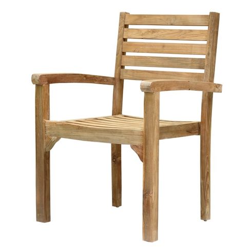 BERNISE záhradná stolička zo starého teakového dreva