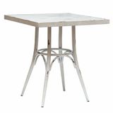 VINTAGE hliníkový švorcový stôl 70x70cm