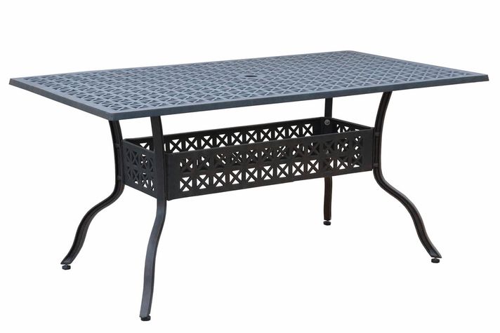 TINTINHAL kovový záhradný stôl 156 x 88 cm
